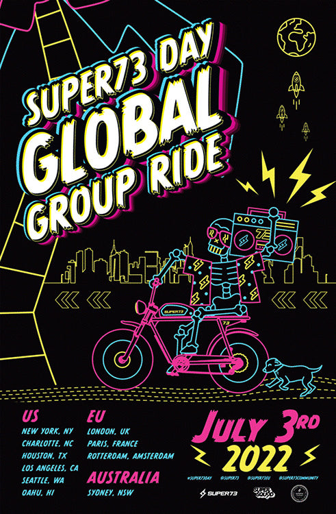 Super73 Global Group Ride