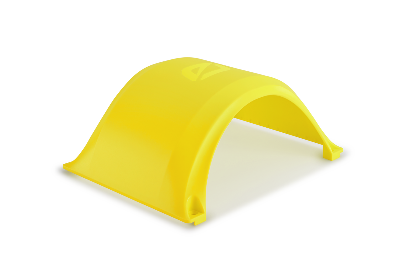 Yellow Onewheel fender by future motion 