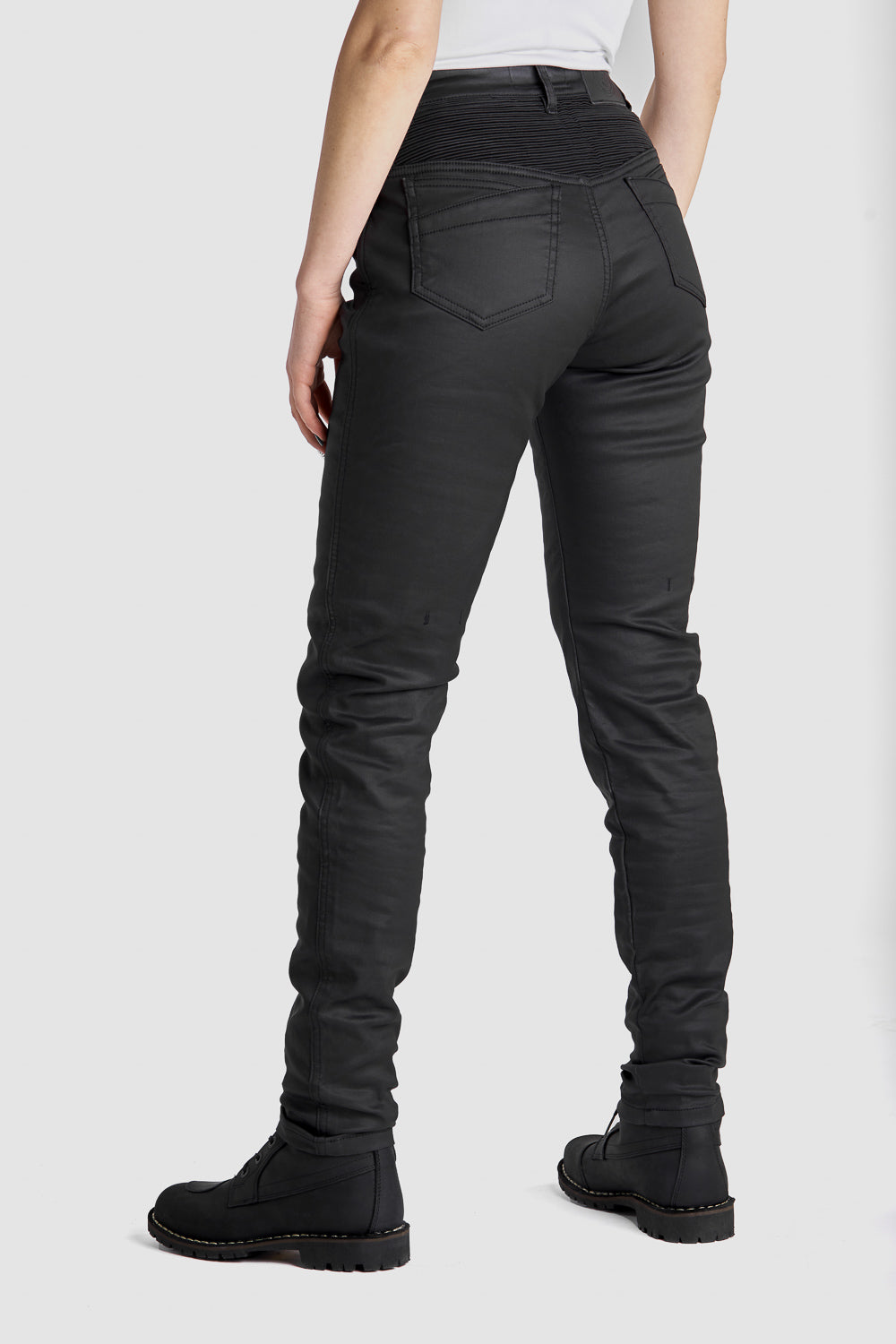 Motorcycle Jeans for Women - Black Slim-Fit Kevlar® LORICA KEV 02