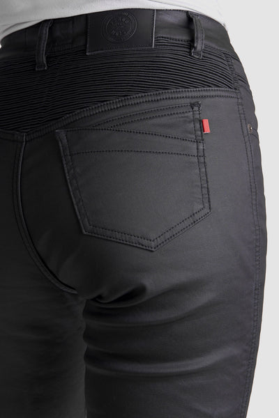 Motorcycle Jeans for Women - Black Slim-Fit Kevlar® LORICA KEV 02