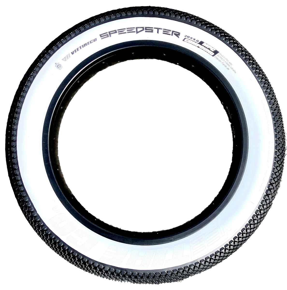 Vee Speedster White Wall Tyre 20x4