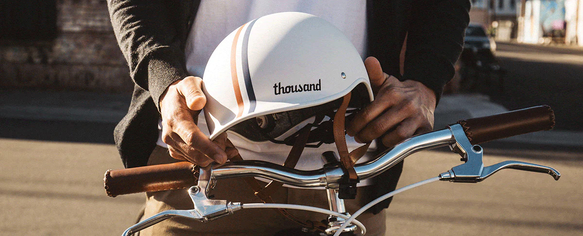 Thousand Heritage Speedway Cream Helmet