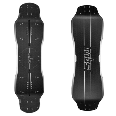 MBS Agent Deck showcasing its wide 28cm design and durable snowboard composite construction.