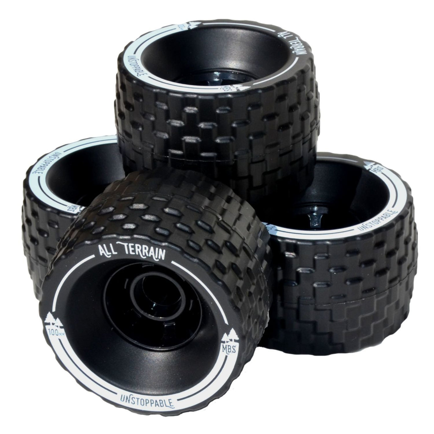 MBS All-Terrain Skateboard Wheels (4)