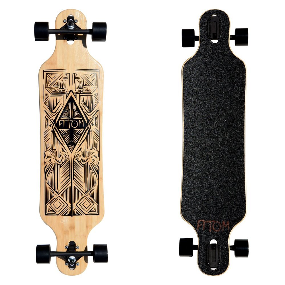 40004 - Atom 40" Drop Through Longboard (Bamboo Tiki)