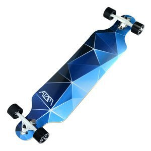 40016 - Atom 40" Drop Through Longboard (Blue Geo)