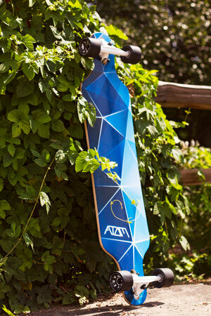 40016 - Atom 40" Drop Through Longboard (Blue Geo)