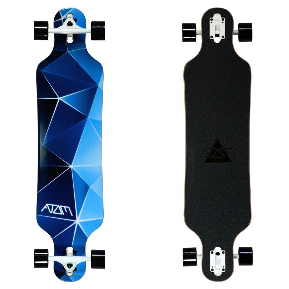 40016 - Atom 40" Drop Through Longboard (Blue Geo)