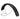 Black bike fenders and accessories on a white background