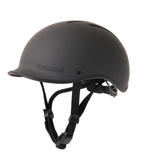 stealth black thousand heritage 2 bike helmet