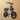 CRUZR grey grom ebike on a beige background.