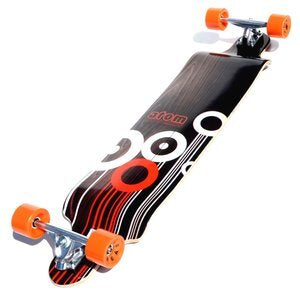 91048 - Atom 41" Drop Deck Longboard (Orange Cirlces)