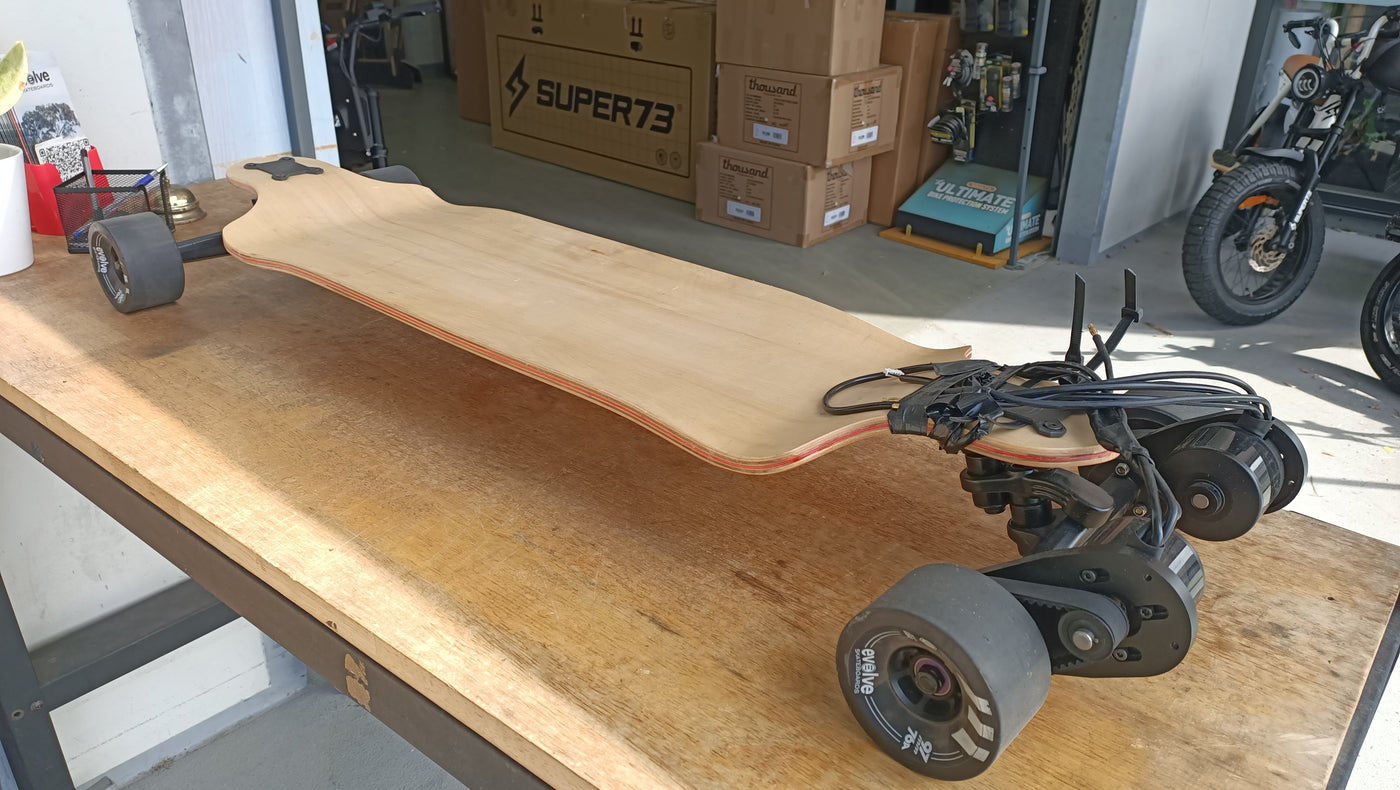 Custom Electric Skateboard - DIY Stock Board