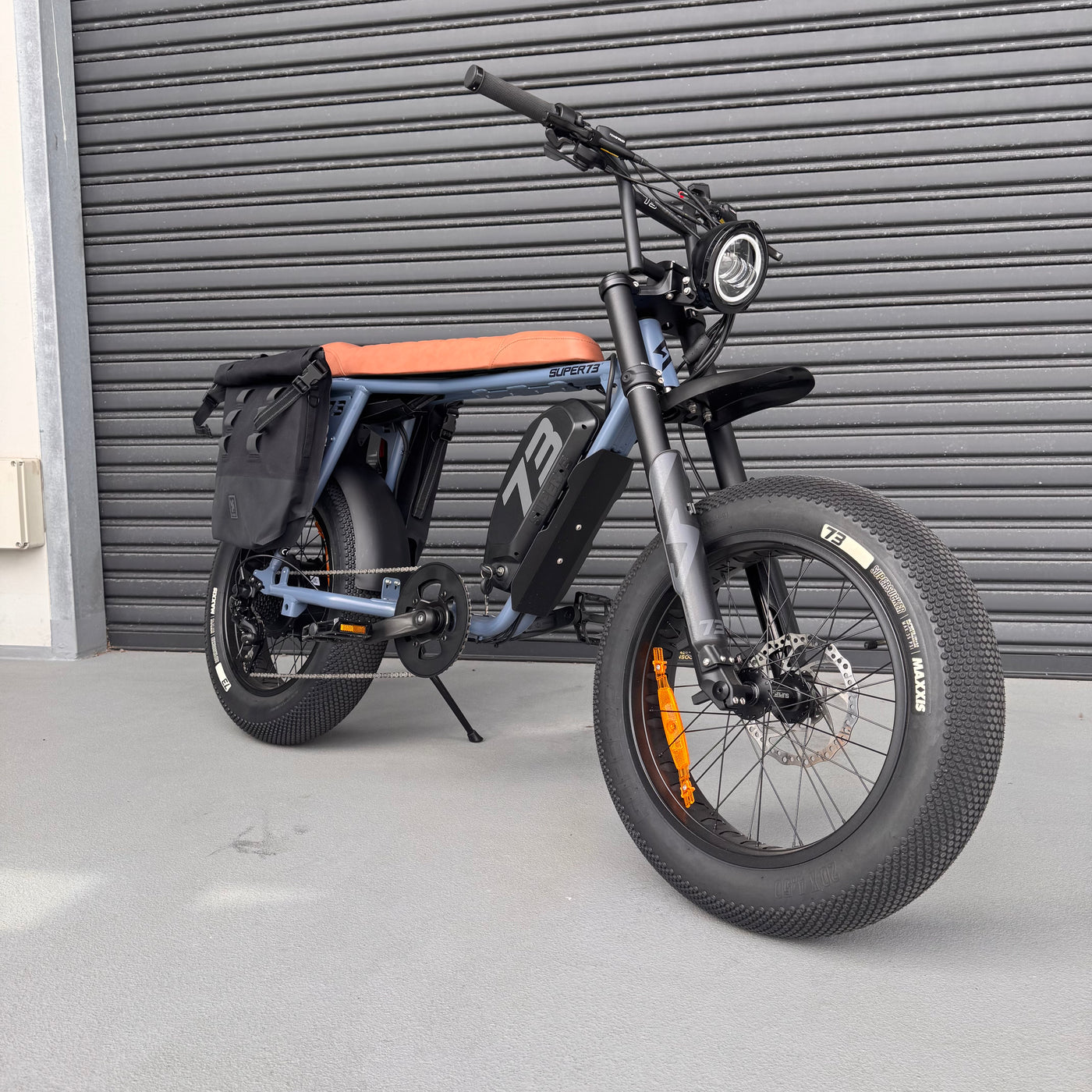 Super73-S2 SE Panthro Blue - With Pannier Bags
