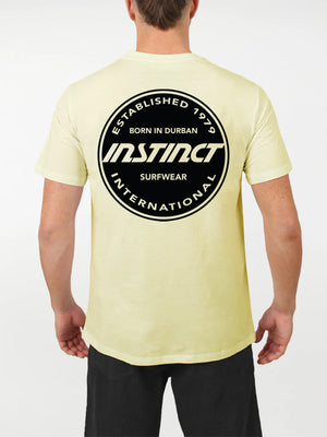 yellow established tee by instinct