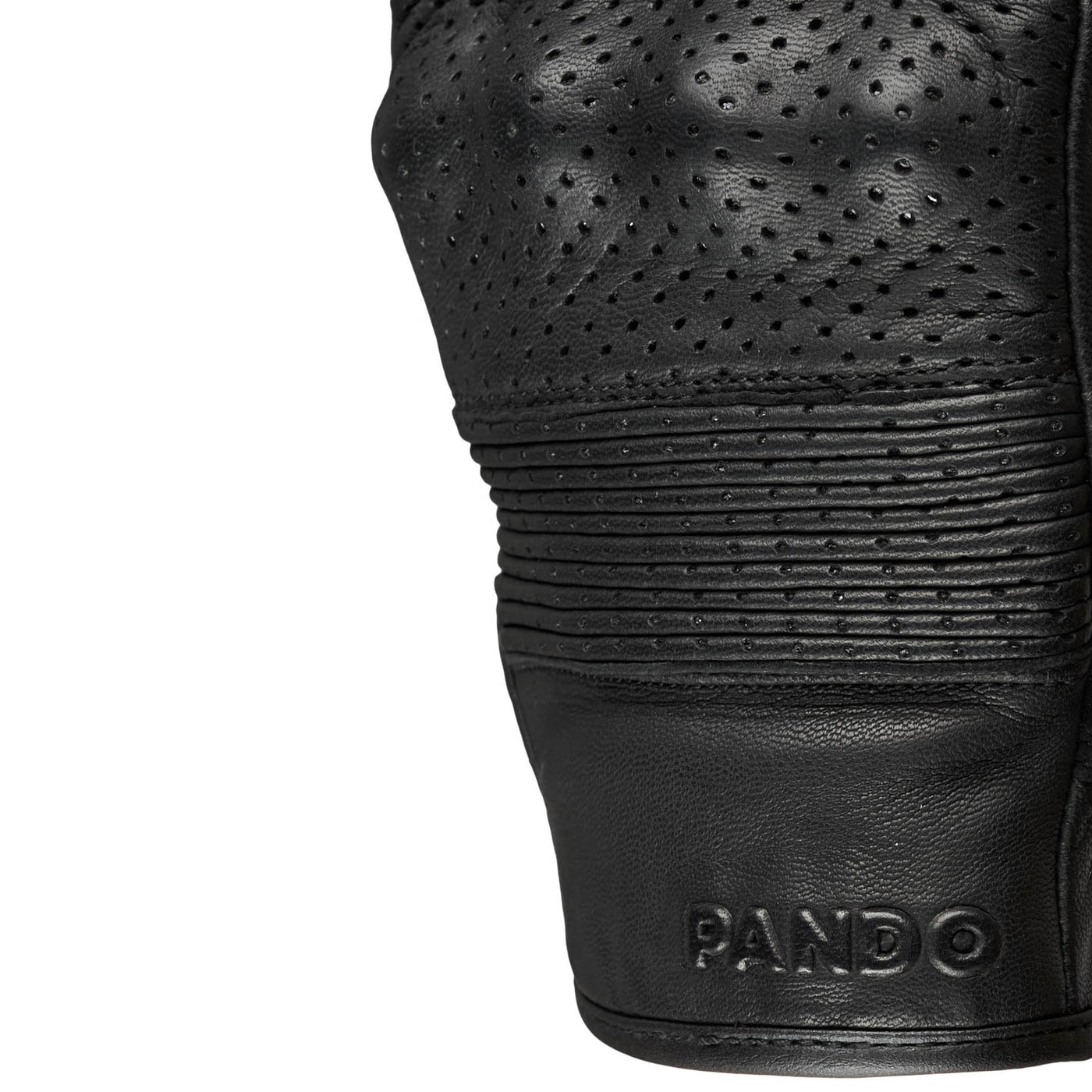 ONYX BLACK 02 – Black Leather Motorcycle Gloves