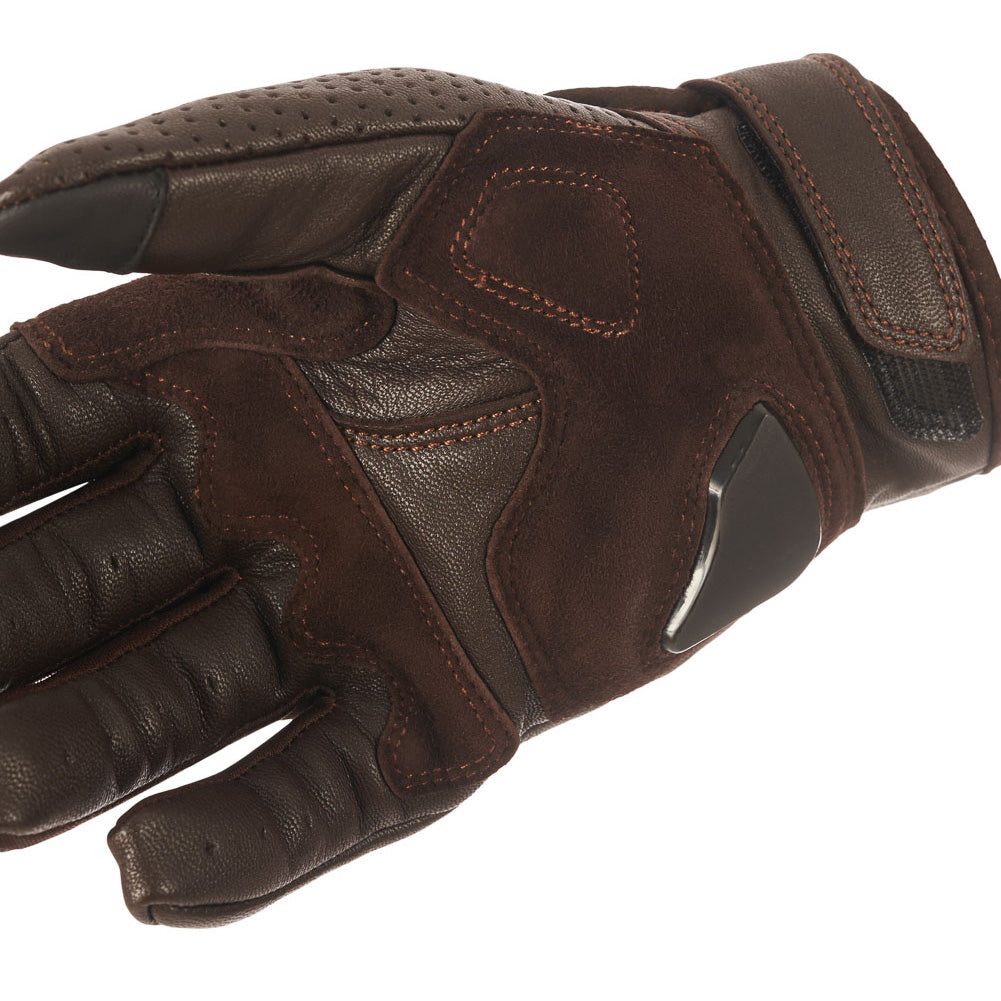 ONYX BROWN 02 – Brown Leather Motorcycle Gloves