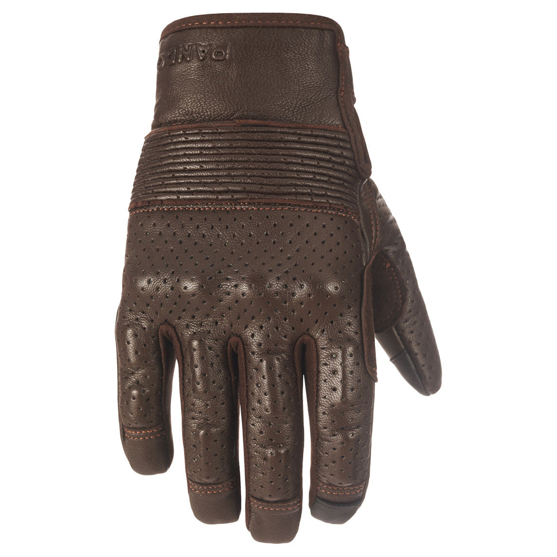 ONYX BROWN 02 – Brown Leather Motorcycle Gloves
