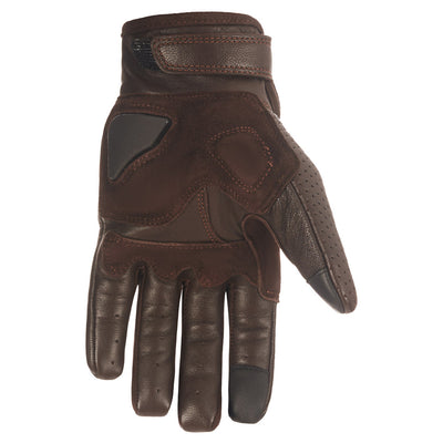 ONYX BROWN 02 – Brown Leather Motorcycle Gloves