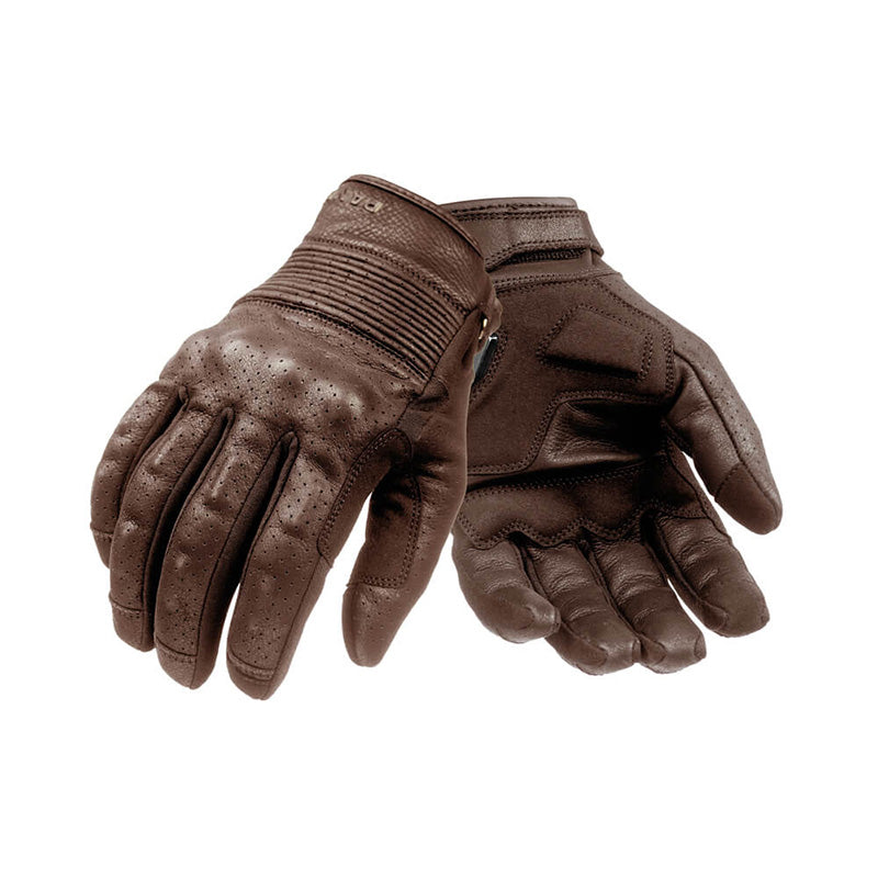 Motorcycle Gloves - Brown Leather, ONYX BROWN