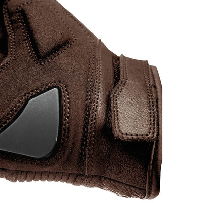 Motorcycle Gloves - Brown Leather, ONYX BROWN