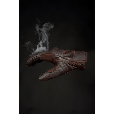 ONYX BROWN 02 – Brown Leather Motorcycle Gloves