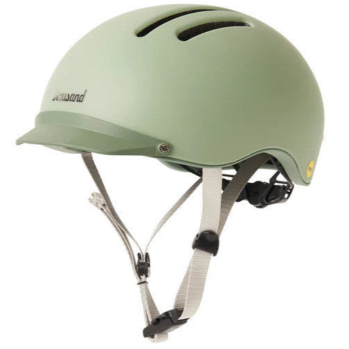 desert sage coloured helmet by thousand helmets