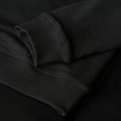 Unisex Biker Sweatshirt - Black Cotton, JOHN DON’T DIE