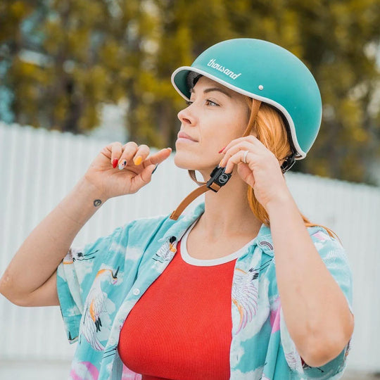Minimalist Female Bicycle Helmets Thousand Helmet Heritage