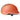Apricot orange coloured helmet with Thousand logo on a white backdrop.