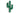 thousand cactus reflective sticker