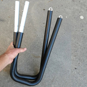 Stand Up Paddleboard extension for bike racks by Moved By Bikes.