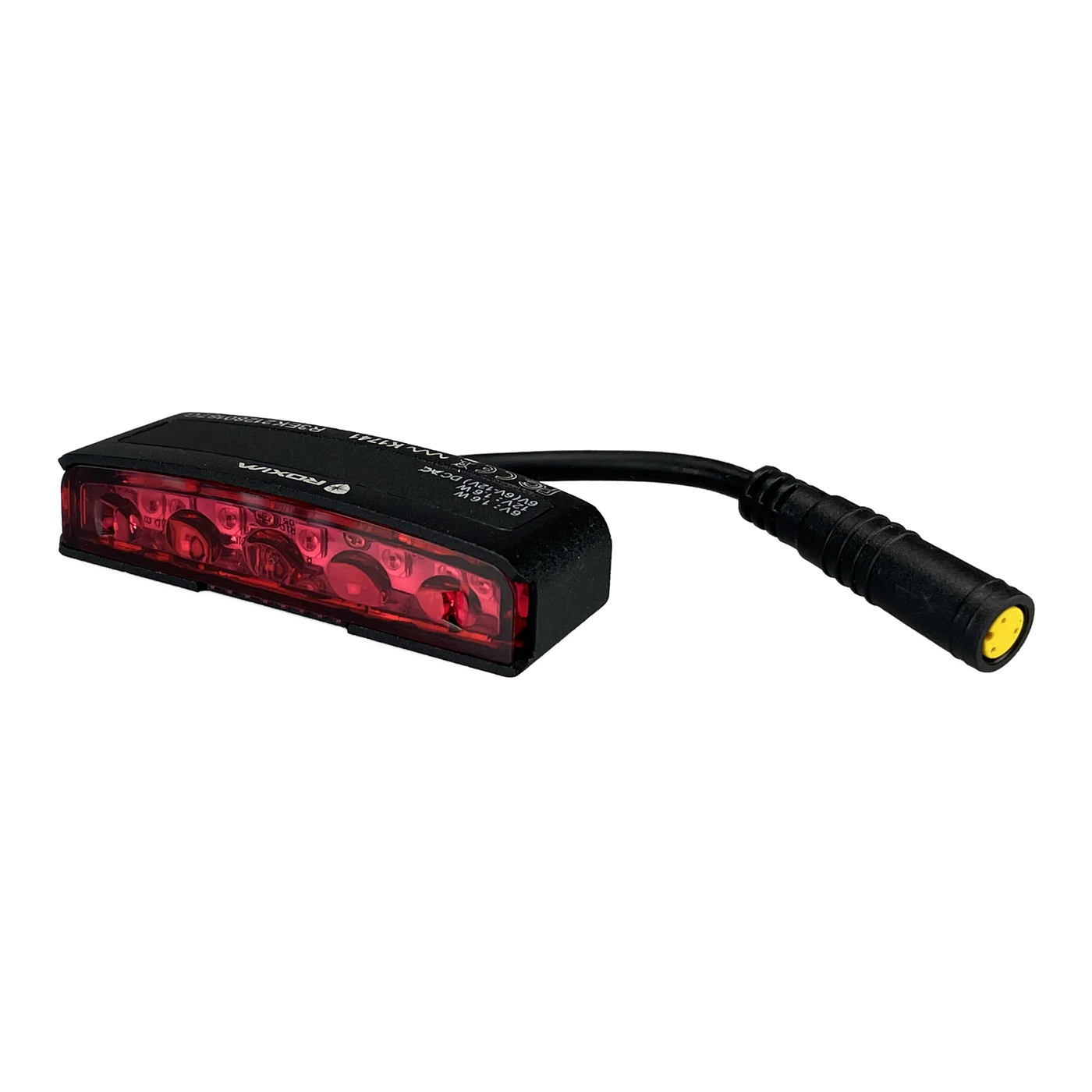Rear tail light for a Super73 Ebike on a white background.