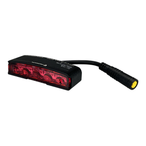 Rear tail light for a Super73 Ebike on a white background.