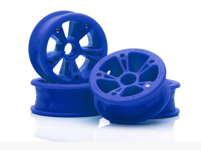 set of 4 blue hubs for AT Tyers by evolve electric skateboard 