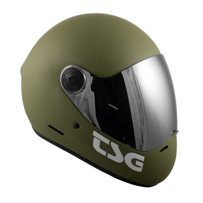 TSG Full Face Skateboard Helmet in Olive