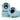 Blue skateboard wheels 97mm