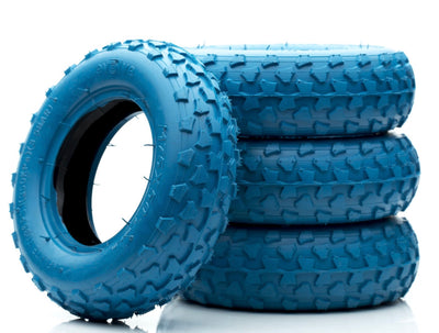 Set of 4 Off Road Tyres 7” in blue