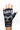 Front view of flatland fingerless glove palm side 