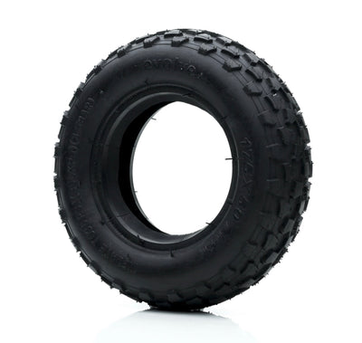 Black Off Road Tyres 7” front view