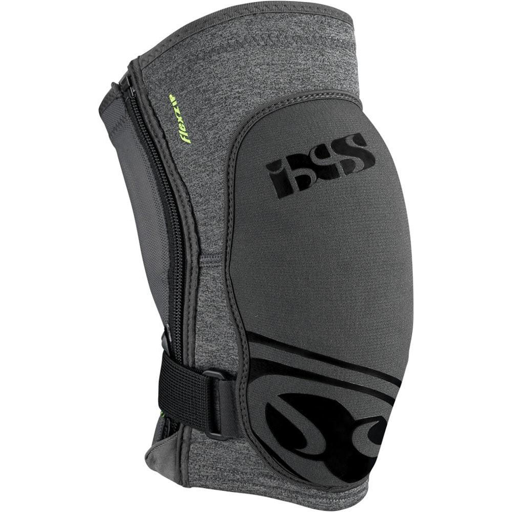IXS knee pad flow zip, with side entry