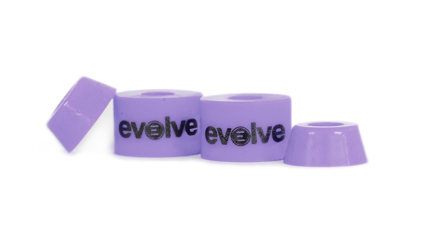 bushing by evolve front view in purple 