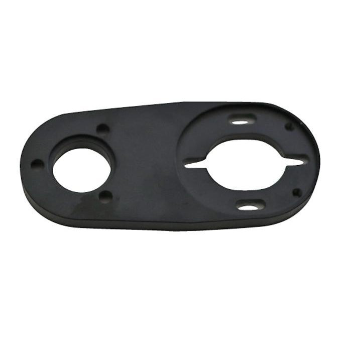 Top view of motor plate for GT electric skateboard by evolve 