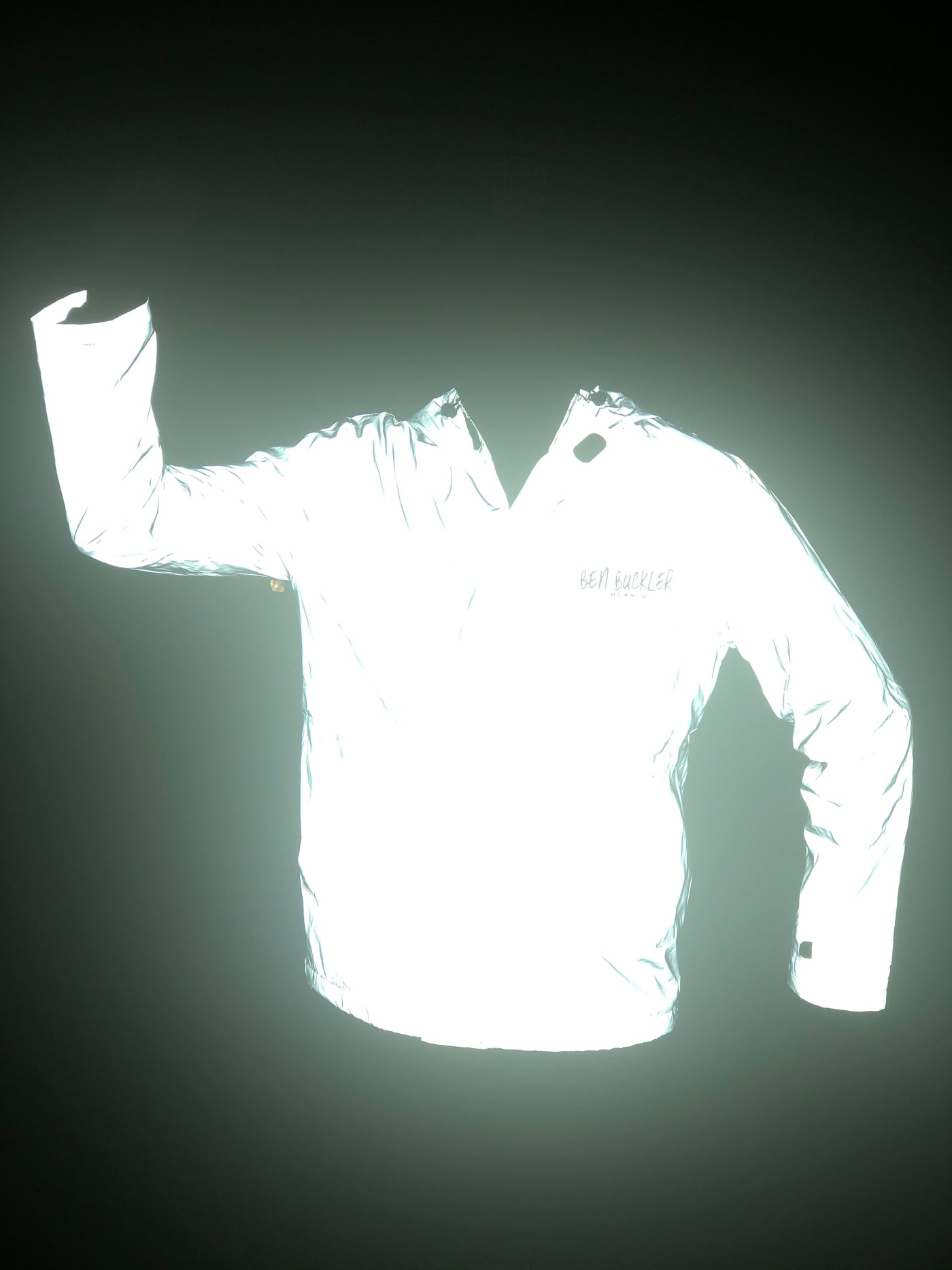 Reflective jacket at night