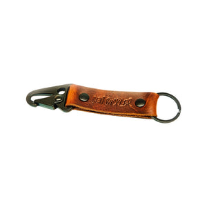 Leather key chain by Ben Buckler Boards