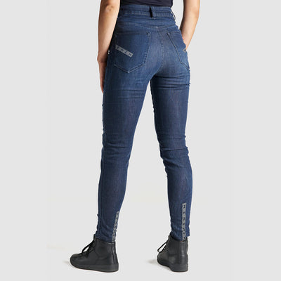 Motorcycle Jeans for Women - Blue Skinny-Fit Cordura®, KUSARI COR 02
