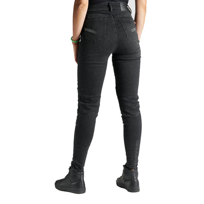 Motorcycle Jeans for Women - Black Skinny-Fit Cordura®, KUSARI COR 01