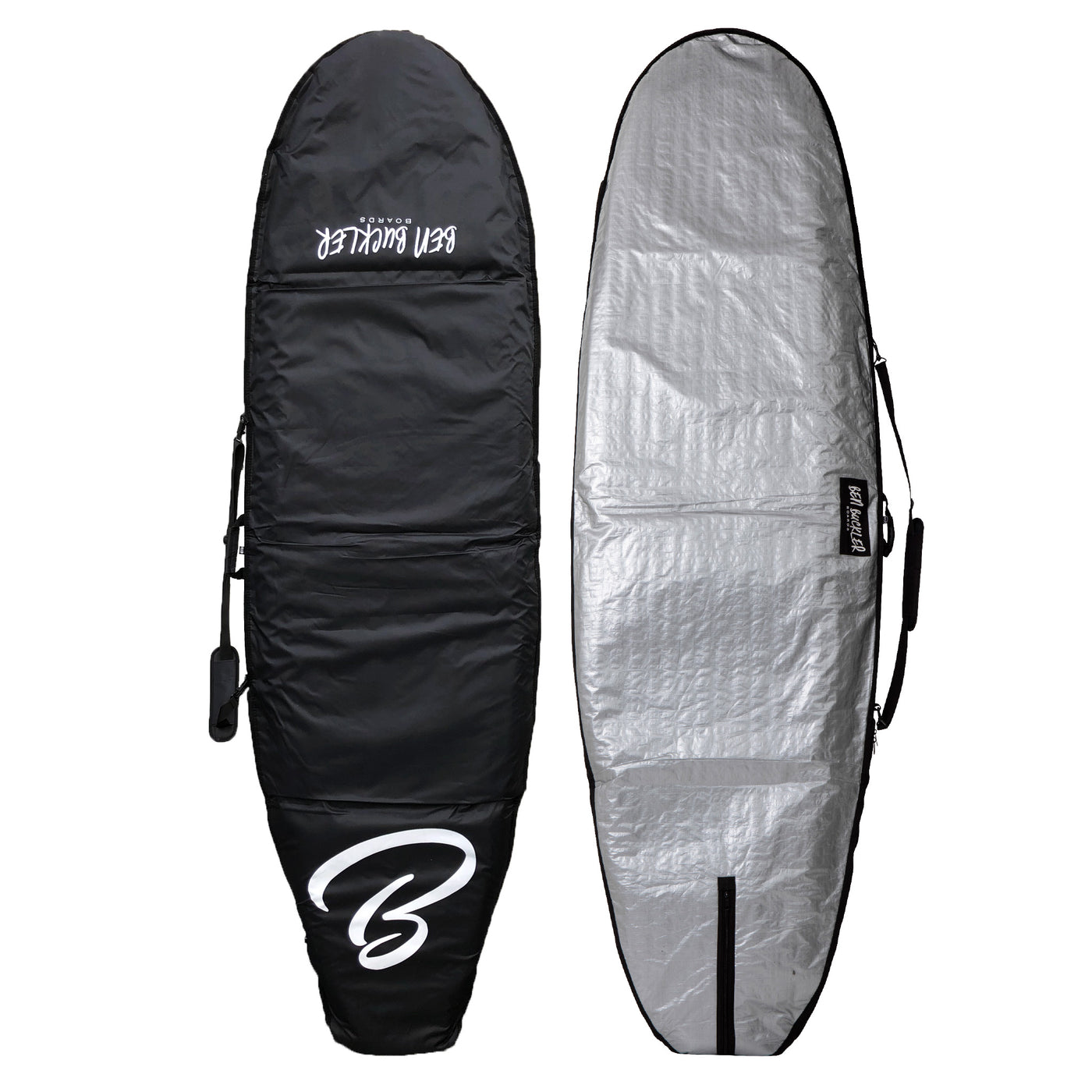 front and back of bag for stand up paddle boards by Ben Buckler Boards