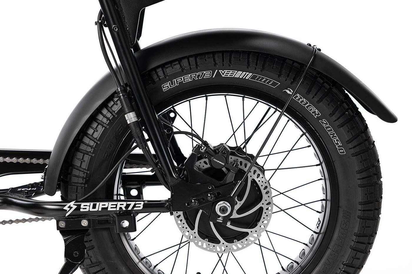 Super73 S2-E brakes fender wheel tyre