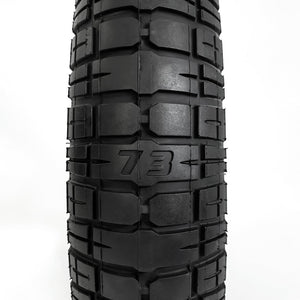 Off-Road - Street Hybrid "73" logo in tread Reflective lettering in tire walls Inner tubes not included
